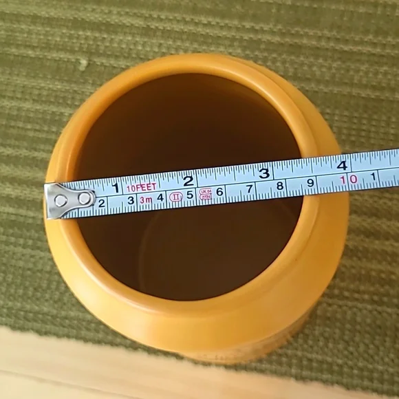 Rae Dunn Oh My Gourd Tall Canister Mustard Color - Picture 12 of 13